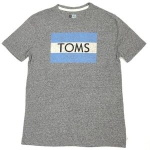 Toms Logo Graphics T- shirt size M